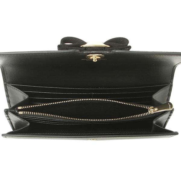FERRAGAMO（フェラガモ） 長財布 ニューヴァラ ブラック レディース