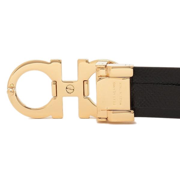 salvatore ferragamo リバーシブルベルト　ゴールドバックル FERRAGAMO フェラガモ ベルト リバーシブルベルト ダブル