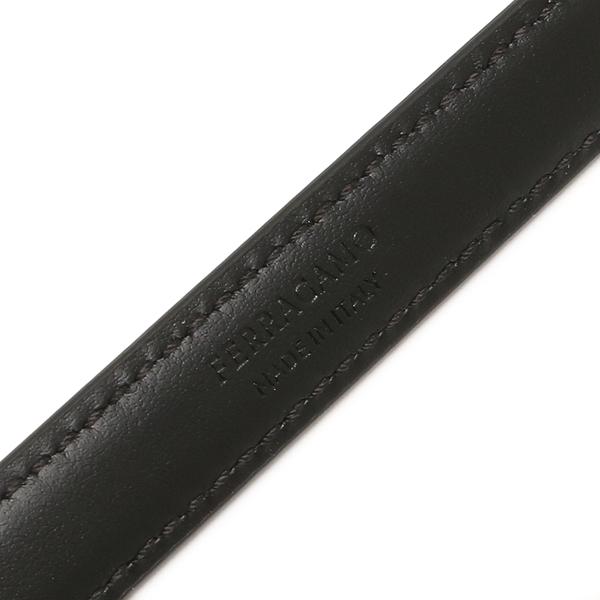 FERRAGAMO（フェラガモ） ベルト ガンチーニ ブラック レディース