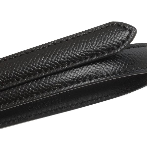 FERRAGAMO（フェラガモ） ベルト ガンチーニ ブラック レディース