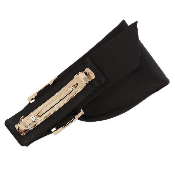 Ferragamo フェラガモ バレッタ 黒 FERRAGAMO（フェラガモ） バレッタ アクセサリー ヴァラ ヘア