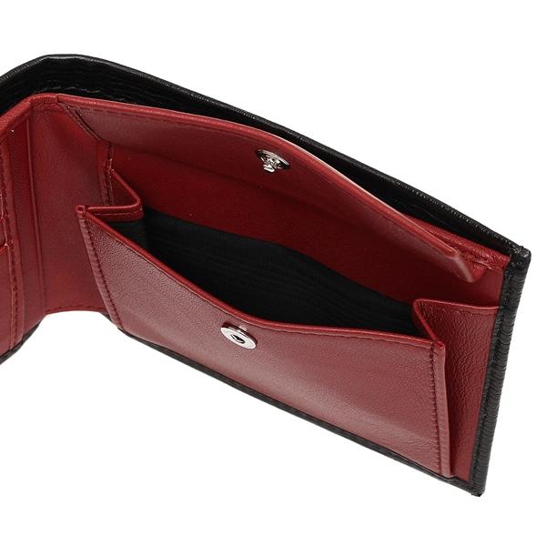 フェラガモ 折財布 メンズ FERRAGAMO 66A065 0685986 007 ブラック/レッドの画像