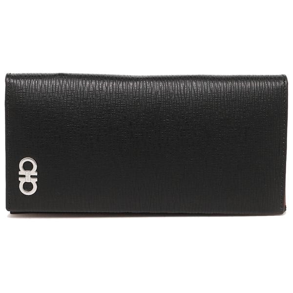 フェラガモ 長財布 メンズ FERRAGAMO 66A069 0686018 007 ブラック レッドの画像