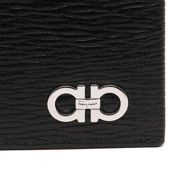 フェラガモ 長財布 メンズ FERRAGAMO 66A069 0686018 007 ブラック レッドの画像