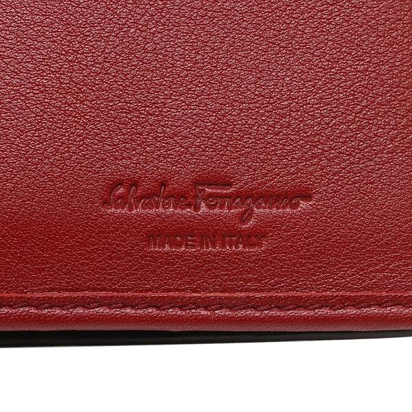 フェラガモ 長財布 メンズ FERRAGAMO 66A069 0686018 007 ブラック レッドの画像