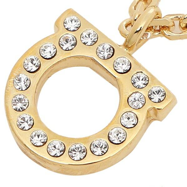 フェラガモ ネックレス アクセサリー レディース ガンチーニ GANCINO FERRAGAMO 760131 696654 ゴールド クリスタル_3