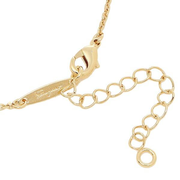 フェラガモ ネックレス アクセサリー レディース ガンチーニ GANCINO FERRAGAMO 760131 696654 ゴールド クリスタル_4