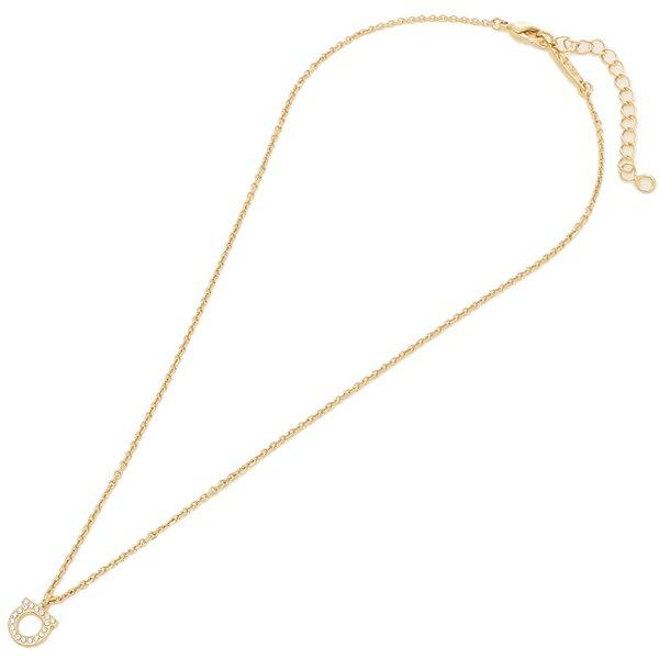 フェラガモ ネックレス アクセサリー レディース ガンチーニ GANCINO FERRAGAMO 760131 696654 ゴールド クリスタル_5
