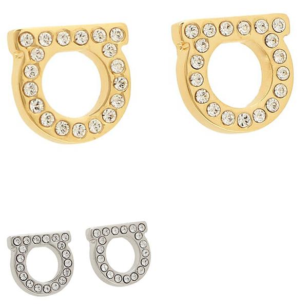 FERRAGAMO（フェラガモ） ピアス アクセサリー ガンチーニ クリスタル