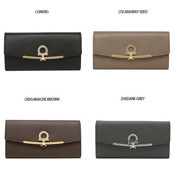 FERRAGAMO フェラガモ 長財布 ガンチーノクリップ レディース