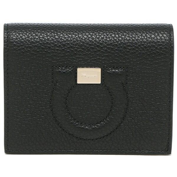 フェラガモ2つ折り財布 FERRAGAMO フェラガモ 二つ折り財布 ガンチョシティ ミニ財布