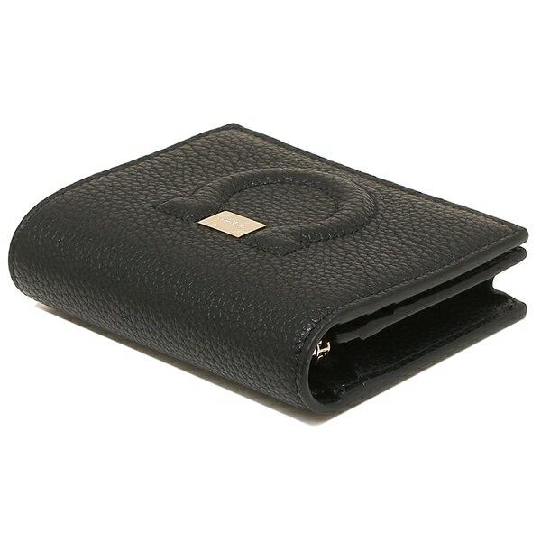 未使用に近い FERRAGAMO フェラガモ 二つ折り財布 ヴァラ 箱付き 現行 FERRAGAMO フェラガモ Salvatore Ferragamo 財布 二つ折り財布