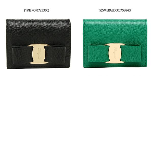 フェラガモ 二つ折り財布 ヴァラ レディース FERRAGAMO 22D515