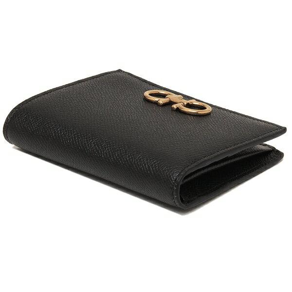 FERRAGAMO フェラガモ 22D780 二つ折り財布 ガンチーニ FERRAGAMO フェラガモ 二つ折り財布 ガンチーニ コンパクト財布