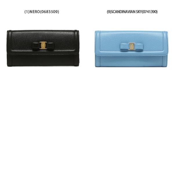フェラガモ 長財布 ヴァラ リボン Ferragamo ピンク 22D154 Salvatore Ferragamo/サルヴァトーレフェラガモ】 22-A900