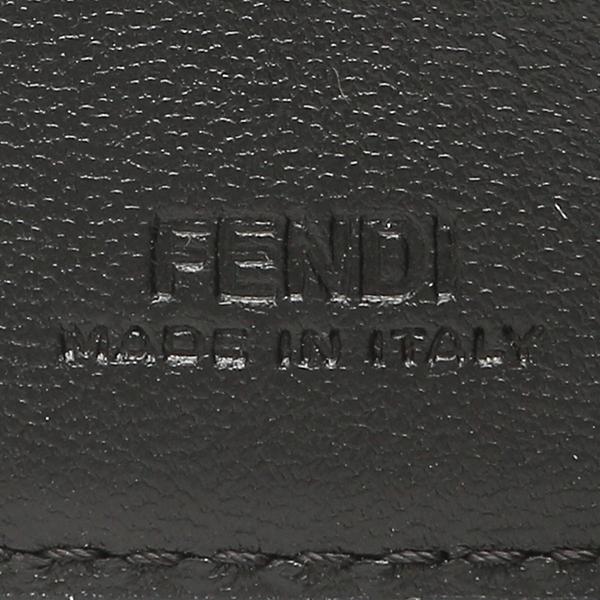フェンディ 三つ折り財布 バゲット ミニ財布 ブラック レディース FENDI 8M0395 AAJD F0KURの画像