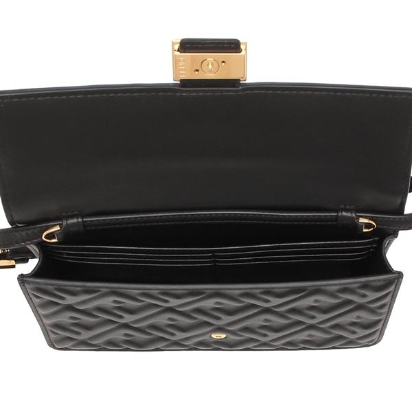 フェンディ ショルダーバッグ ハンドバッグ ブラック レディース FENDI 8M0498 AAJD F0KURの画像