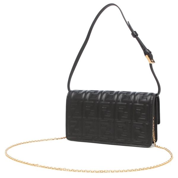 フェンディ ショルダーバッグ ハンドバッグ ブラック レディース FENDI 8M0498 AAJD F0KURの画像