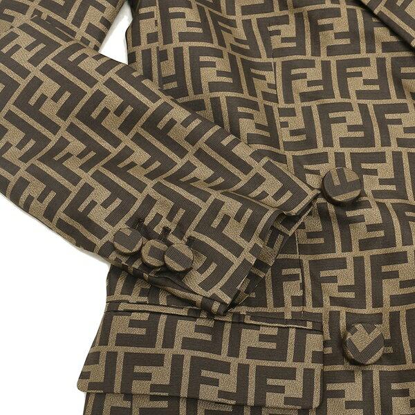 FENDI フェンディ ジャケット アウター シルクジャケット ダブル