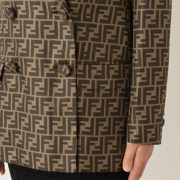 FENDI フェンディ ジャケット アウター シルクジャケット ダブル