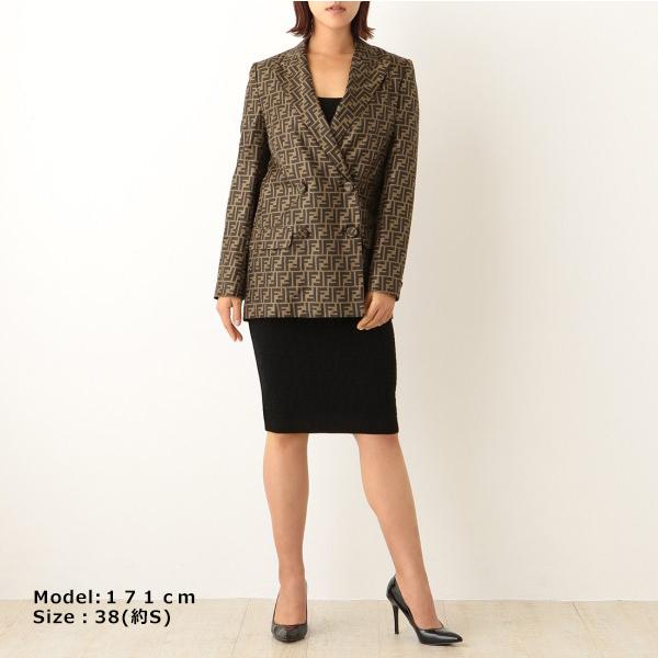 FENDI フェンディ　テーラードジャケット　ダブルブレスト　グレンチェック　L Amazon | [フェンディ] ジャケット アウター シルクジャケット