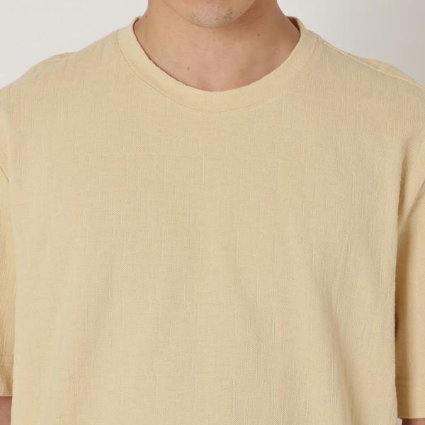 FENDI フェンディ Tシャツ トップス FFロゴ ベージュ メンズ FENDI フェンディ Tシャツ トップス FFロゴ ベージュ メンズ