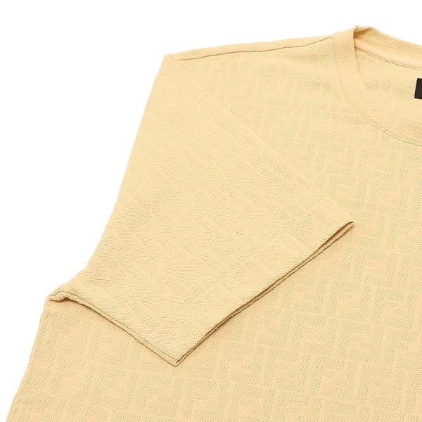 FENDI フェンディ Tシャツ トップス FFロゴ ベージュ メンズ FENDI フェンディ Tシャツ トップス FFロゴ ベージュ メンズ