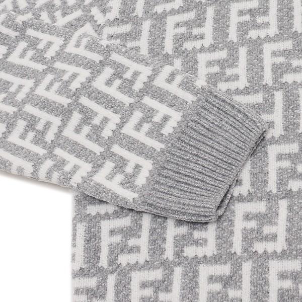 FENDI フェンディ 子供服 ニット セーター グレー キッズ