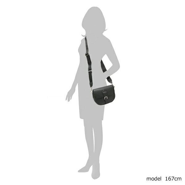 フルラ　ショルダーバッグ　クロスボディウラニア　斜めがけ　シボ革　黒 FURLA フルラ アウトレット ショルダーバッグ ウラニア Sサイズ
