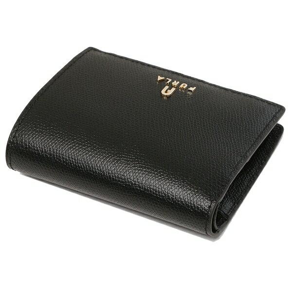 美品 フルラ 2つ折り 財布 FURLA カメリア レザー 本革 ブラック 黒 Amazon.co.jp: [フルラ] 財布 レディース 2つ折り 折財布 レザー