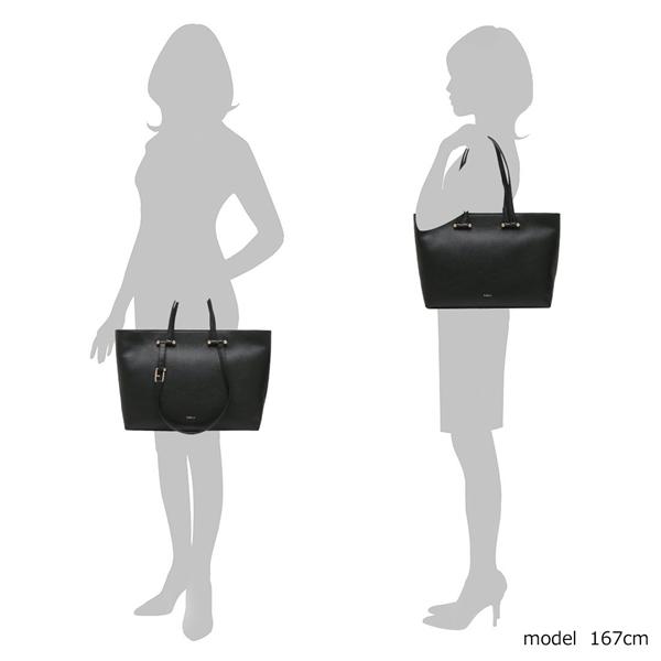 フルラ トートバッグ ハンドバッグ デュエット ブラック レディース FURLA WB01453 HSF000 O6000 A4対応の画像