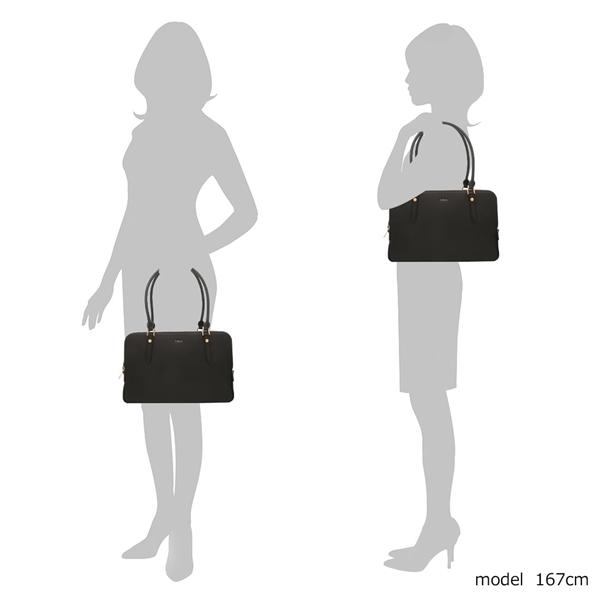 フルラ トートバッグ ジュリア L ブラック レディース FURLA WB01872 BX0460 O6000 A4対応の画像