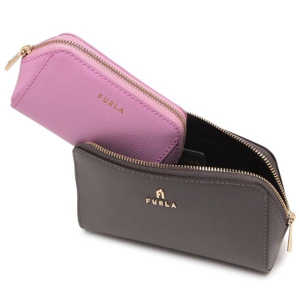 FURLA（フルラ） ポーチ カメリア 2点セット ピンク グレー レディース