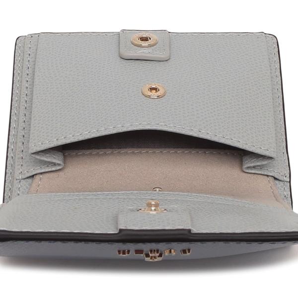新品未使用 FURLA 二つ折り財布 カメリア ブルー 箱＆保存袋付 FURLA