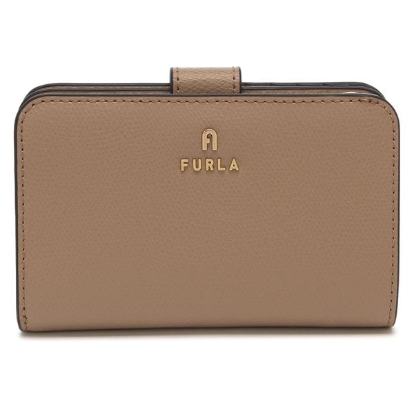 FURLA（フルラ） 二つ折り財布 カメリア ベージュ レディース FURLA
