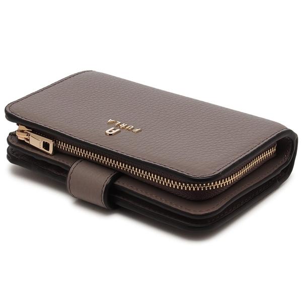 FURLA フルラ 二つ折り財布 カメリア グレー レディース WP00314