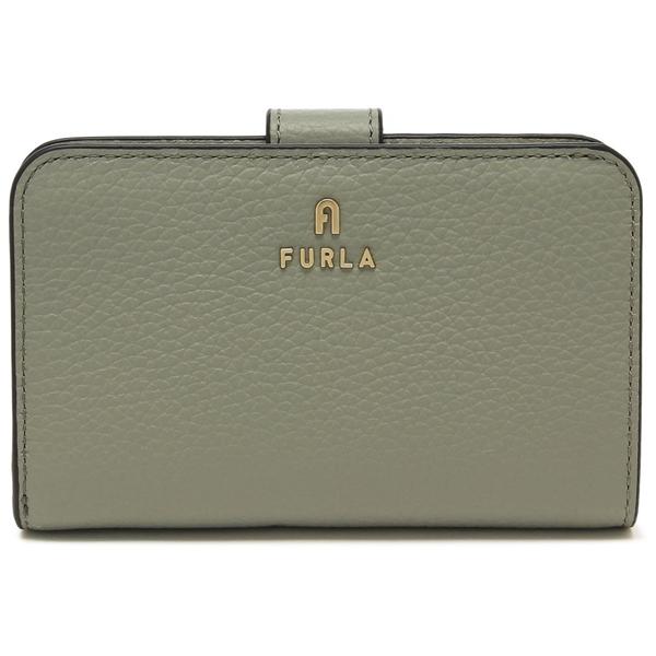 FURLA フルラ 二つ折り財布 カメリア カーキグリーン レディース FURLA フルラ 二つ折り財布 カメリア カーキグリーン レディース
