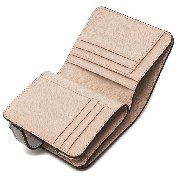 FURLA（フルラ） 二つ折り財布 カーキグリーン ベージュ レディース