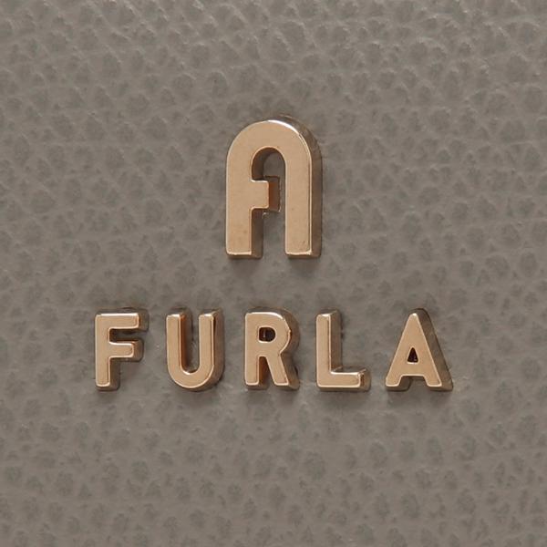 FURLA（フルラ） 二つ折り財布 カーキグリーン ベージュ レディース