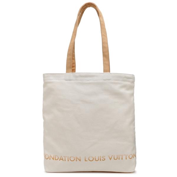 フォンダシオン ルイヴィトン トートバッグ ルイヴィトン美術館 限定 ホワイト メンズ レディース ユニセックス FONDATION LOUIS VUITTON 2000000020358 A4対応の画像