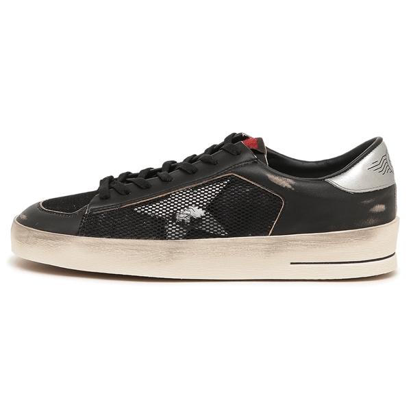 ゴールデングース スニーカー スターダン ブラック シルバー メンズ GOLDEN GOOSE GMF00370 F004118 90179の画像