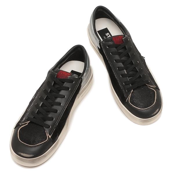 ゴールデングース スニーカー スターダン ブラック シルバー メンズ GOLDEN GOOSE GMF00370 F004118 90179の画像