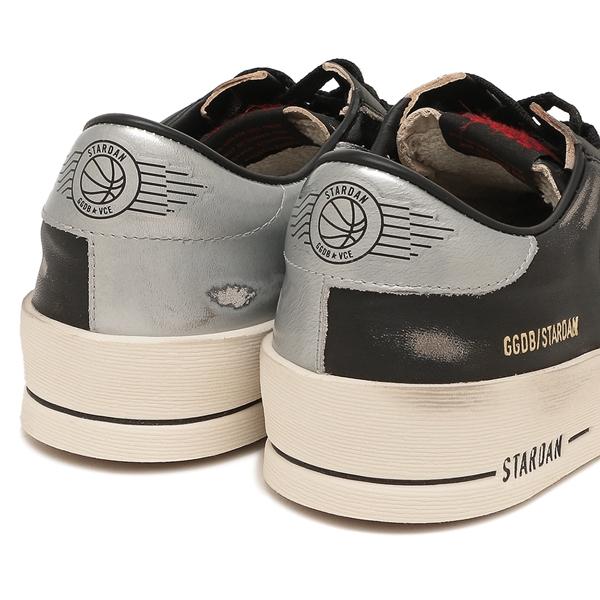 ゴールデングース スニーカー スターダン ブラック シルバー メンズ GOLDEN GOOSE GMF00370 F004118 90179の画像