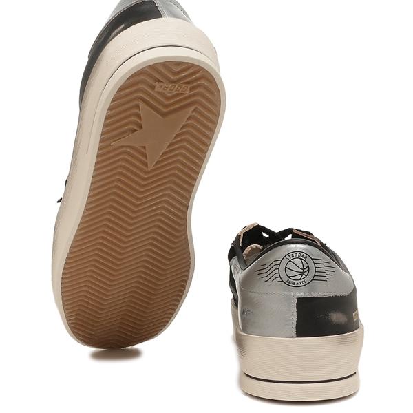 ゴールデングース スニーカー スターダン ブラック シルバー メンズ GOLDEN GOOSE GMF00370 F004118 90179の画像