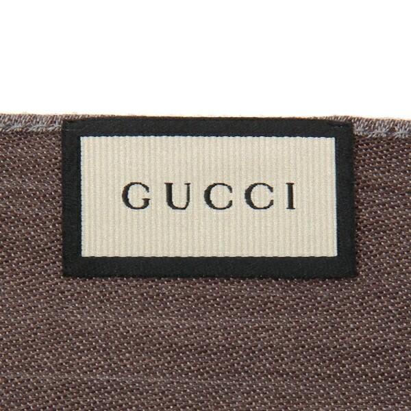 GUCCI（グッチ） スカーフ バンダナ ストール グレー レディース GUCCI