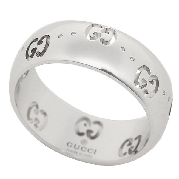 グッチ GUCCI GUCCI グッチ GGアイコン リング アクセサリー 246470 J8500 9000 ICON BOLD ホワイト