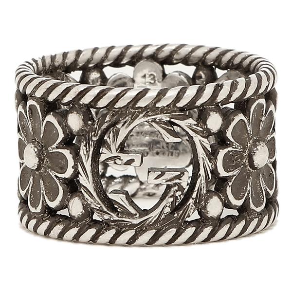 P10 還元 4 29 時 24時 グッチ リング アクセサリー レディース Interlocking G インターロッキングg フラワー 花柄 Gucci J8400 0811 シルバー Gu j Axes 通販 Yahoo ショッピング