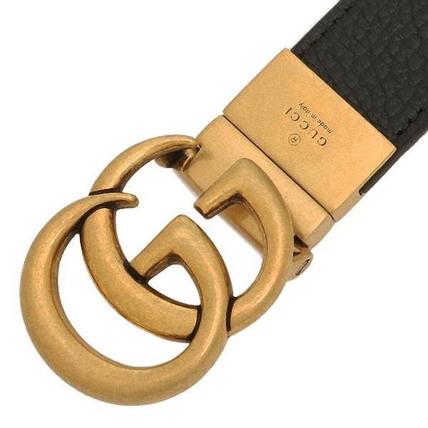 GUCCIベルト　未使用に近い状態値下げしました GUCCI（グッチ） ベルト ダブルG ブラック ブラウン メンズ GUCCI