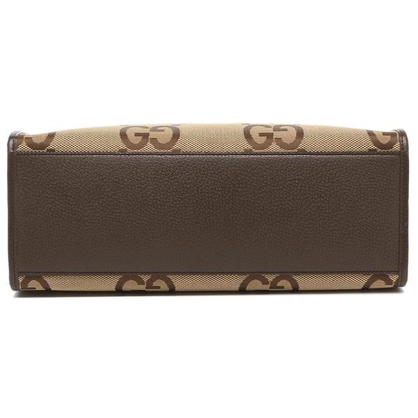 GUCCI（グッチ） トートバッグ ジャンボGG キャンバス ブラウン メンズ
