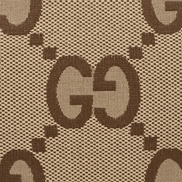 グッチ トートバッグ ジャンボGG キャンバス ブラウン メンズ GUCCI 678839 UKMDG 2570 A4対応の画像